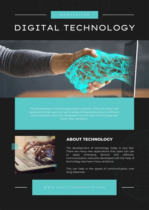 Technology Newsletter Template