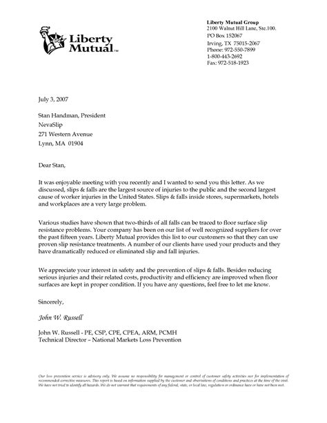 Template Business Letter