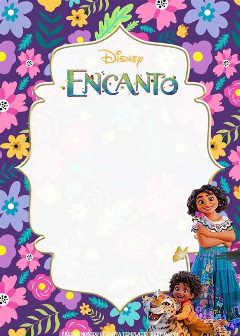 Template Encanto Blank Invitation