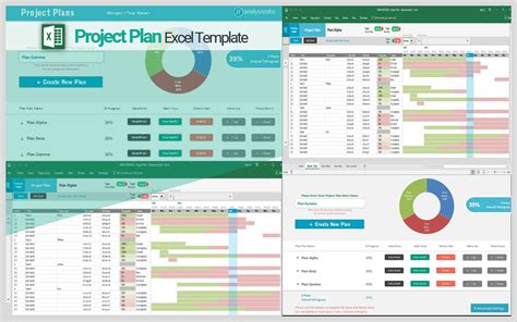 Template Excel Planning Project