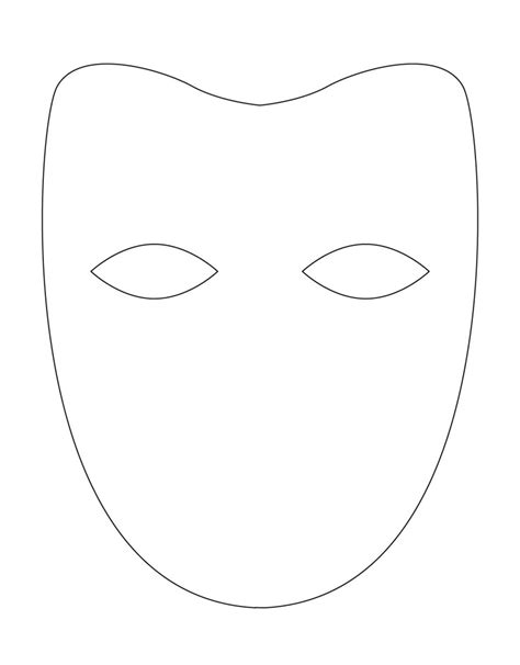 Template For A Mask