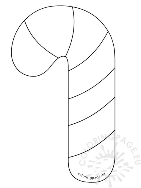 Template For Candy Cane