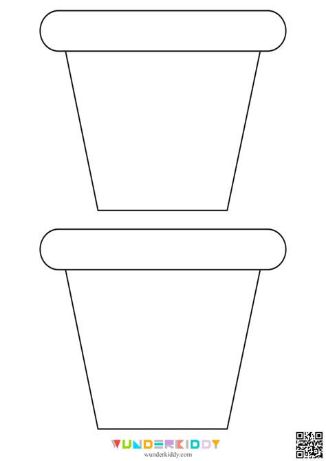 Template For Flower Pot