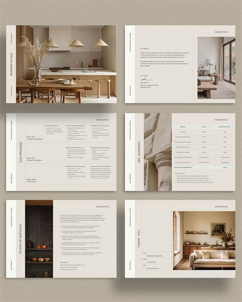 Template For Interior Design Proposal