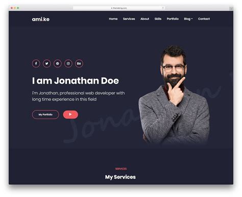 Template For Personal Website