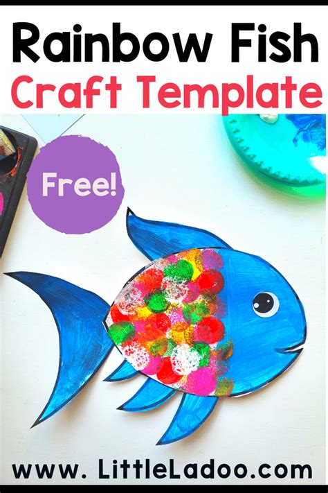 Template For Rainbow Fish