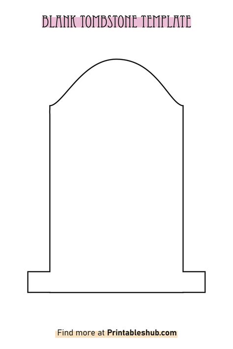 Template For Tombstone