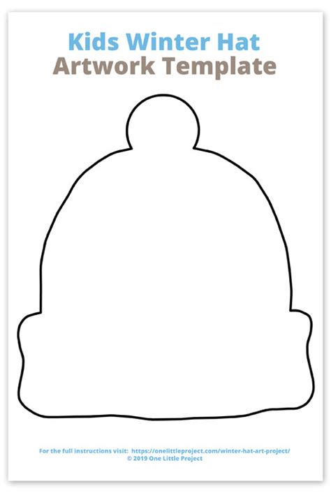 Template For Winter Hat