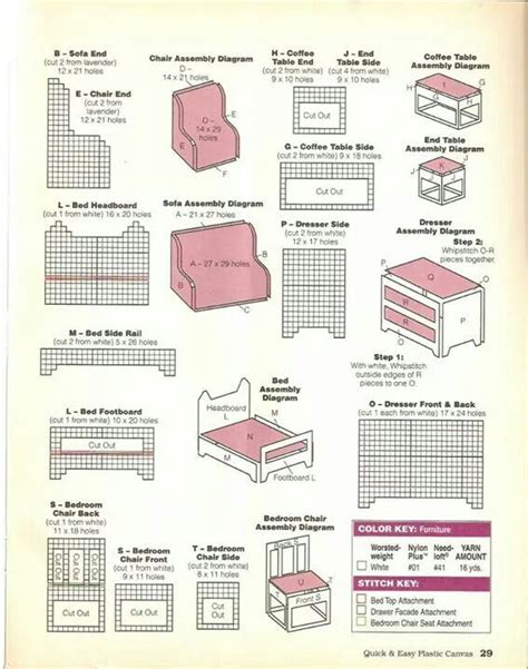 Template Free Printable Dollhouse Furniture Patterns