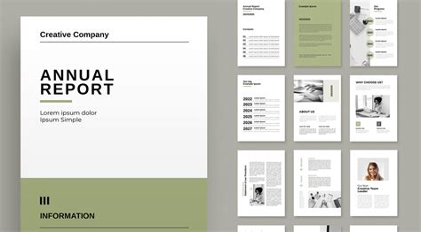 Template Indesign Report