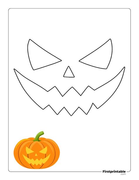 Template Jack O Lantern