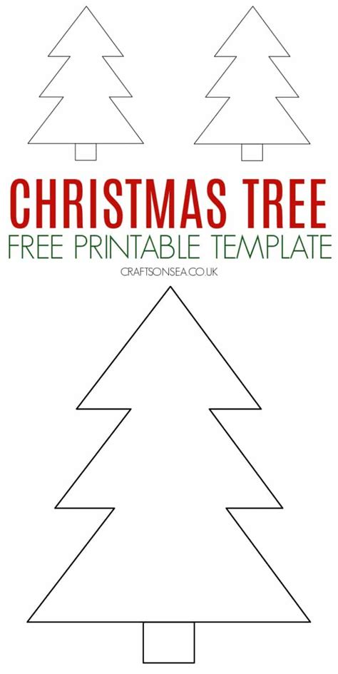 Template Of A Christmas Tree