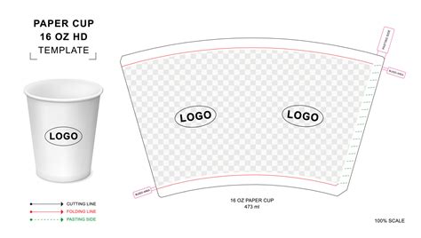 Template Of A Cup