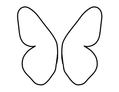 Template Of Butterfly Wings