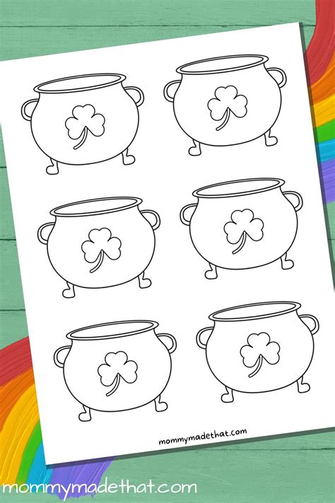 Template Of Pot Of Gold