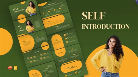 Template Of Self Introduction