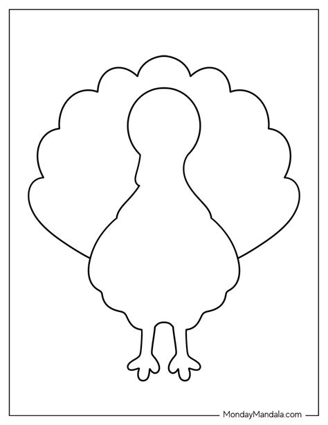 Template Of Turkey