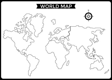 Template Of World Map