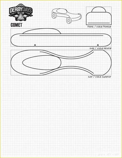 Template Pinewood Derby