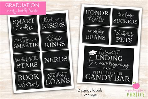 Templates Free Free Printable Graduation Candy Buffet Signs
