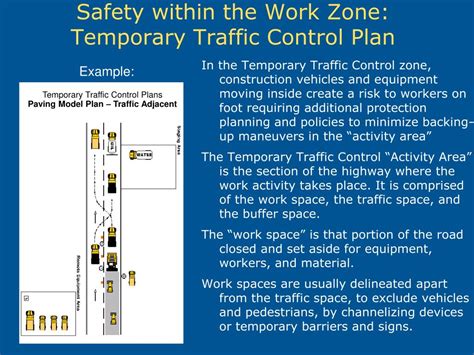 Temporary Traffic Control Plan Template