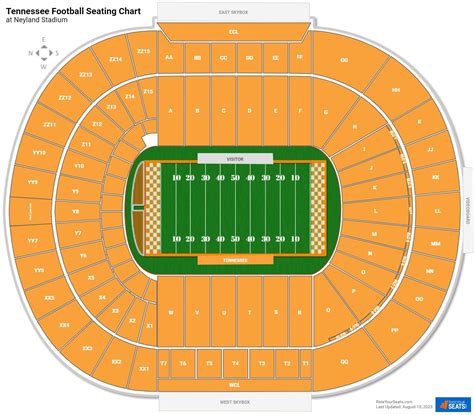 Tennessee Football Stadium Seating Chart