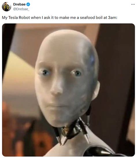 Tesla Robot Meme Template