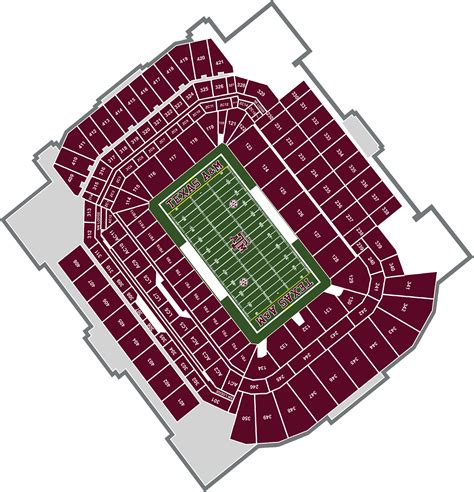 Texas A M Football Stadium Seating Chart