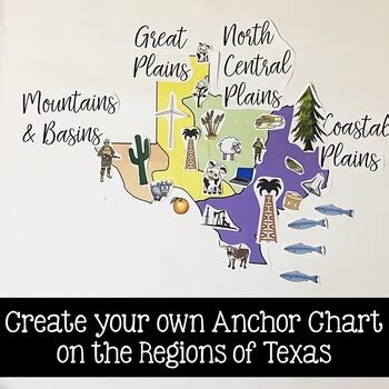 Texas Regions Anchor Chart