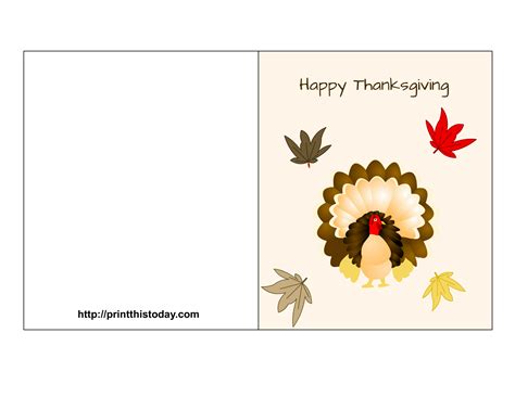 Thanksgiving Card Templates