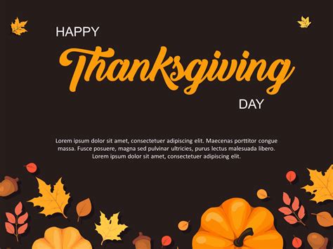 Thanksgiving Ppt Template