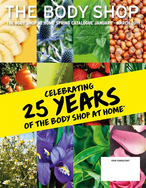 The Body Shop At Home Spring Catalogue