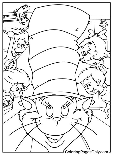 The Cat In The Hat Printable