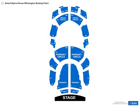 The Grand Wilmington Delaware Seating Chart