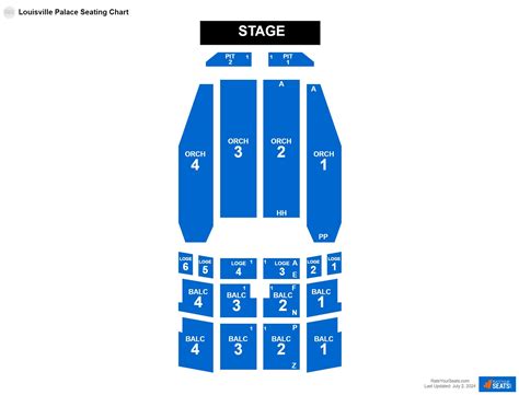 The Palace Seating Chart