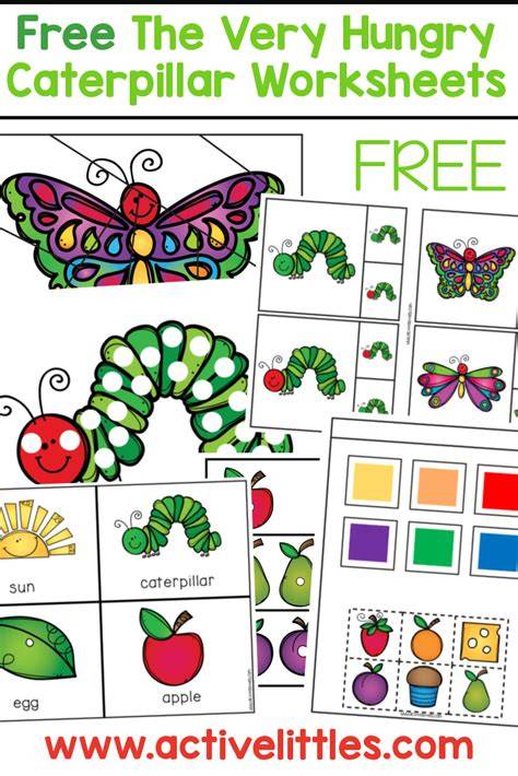 The Very Hungry Caterpillar Free Printable Worksheets