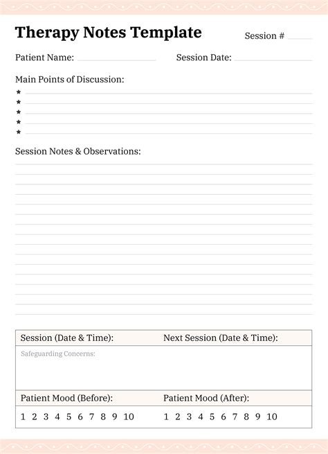 Therapy Notes Templates