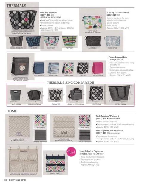 Thirty One Gifts Catalog 2017