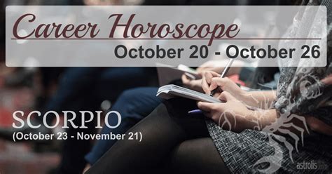 This Week Scorpio Career Horoscope
