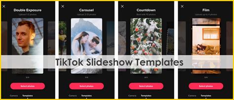 Tiktok Slideshow Templates