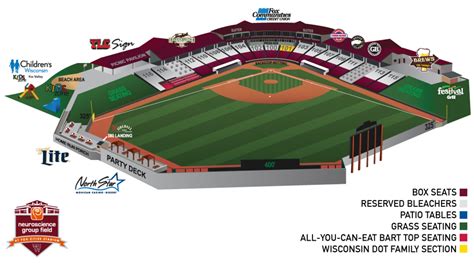 Timber Rattler Seating Chart