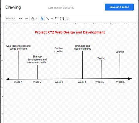 Timeline Template For Google Docs