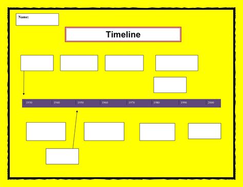 Timeline Template For Students