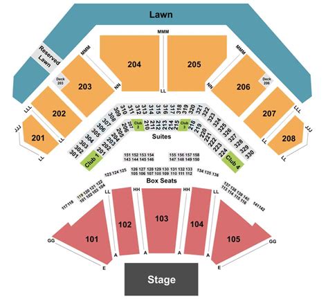 Tinley Park Amphitheatre Seating Chart