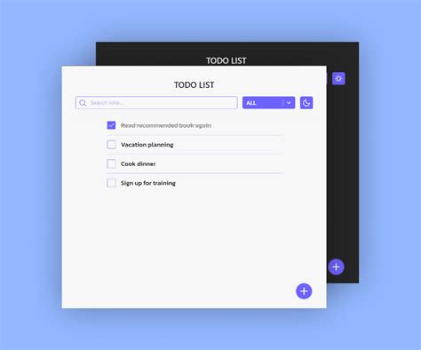 Todo List Design Template