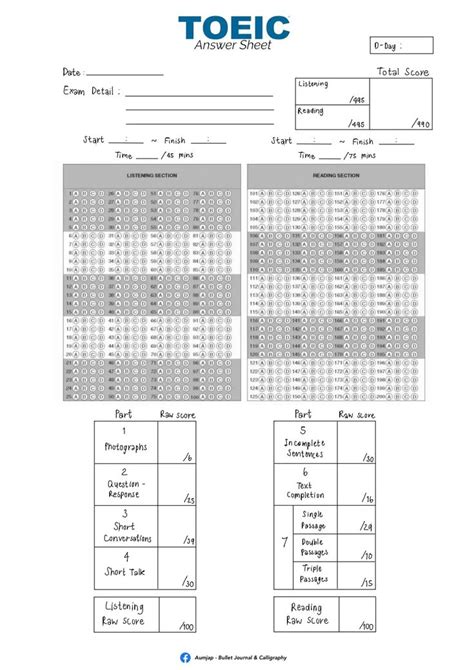 Toeic Printable