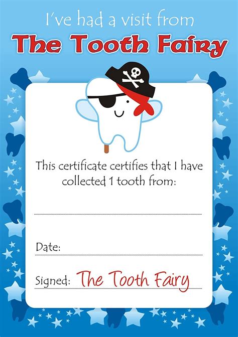 Tooth Fairy Notes Printable Free