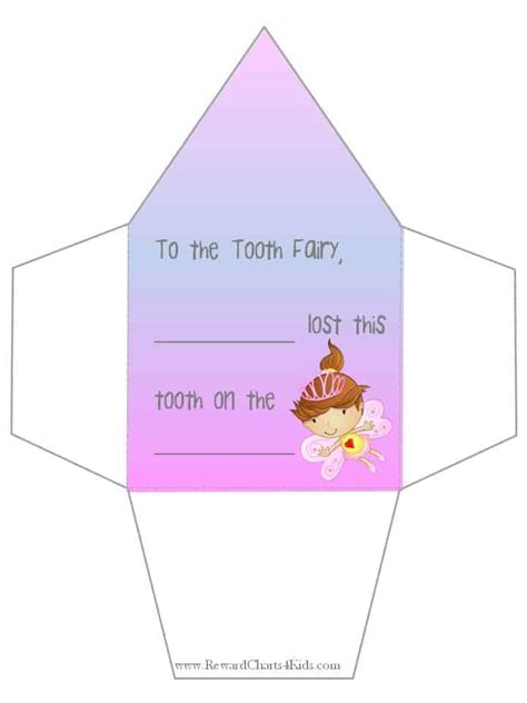 Tooth Fairy Printable Envelope