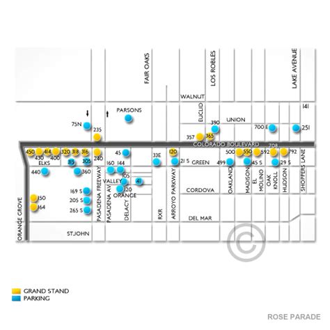 Tournament Of Roses Parade Seating Chart