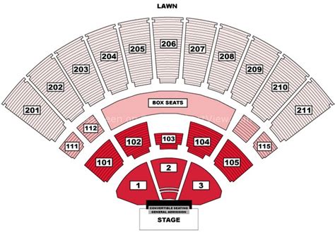 Toyota Amphitheatre Wheatland Ca Seating Chart